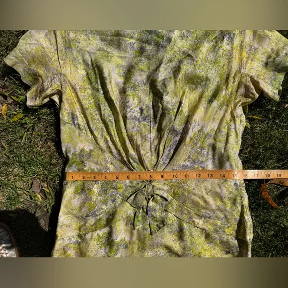 50s Vintage Green Wiggle Dress - Picture 4 of 6